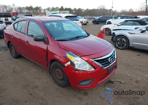 2015 Nissan Versa 1.6 S+ из США, поврежденный, VIN 3N1CN7AP7FL834526